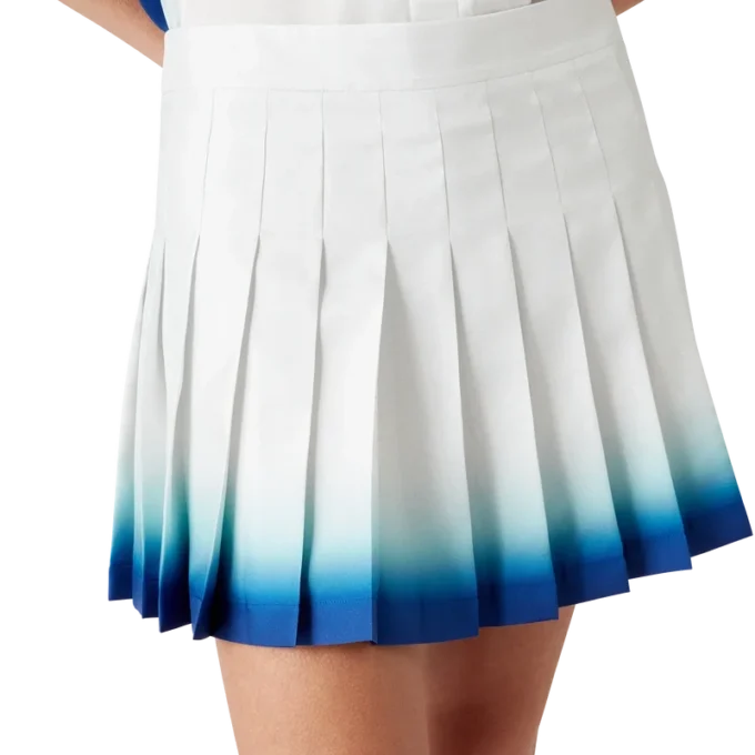 Casa Way Skate geplooide zijden rok