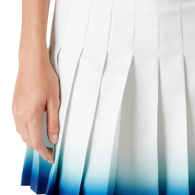 Casa Way Skate geplooide zijden rok