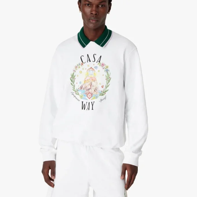 Casa Way Sweatshirt met ronde hals Casa Way Sweatshirt met ronde hals