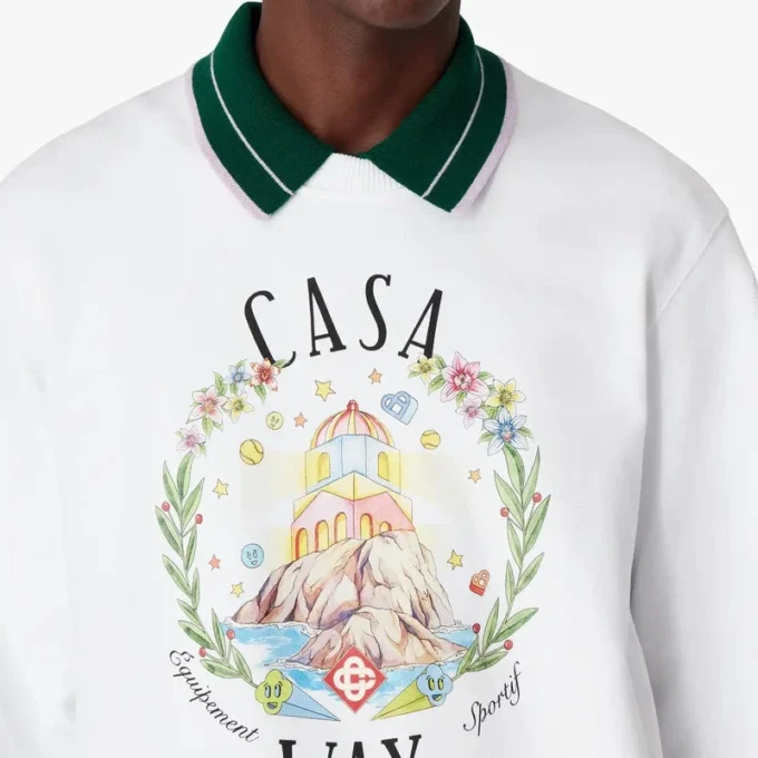 Casa Way Sweatshirt met ronde hals Casa Way Sweatshirt met ronde hals