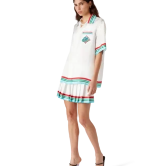 Casa Way World Series geplooide zijden rok