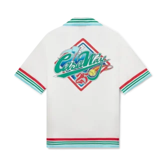 Casa Way World Series zijden overhemd met korte mouwen