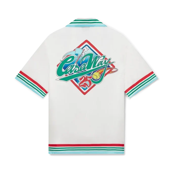 Casa Way World Series zijden overhemd met korte mouwen