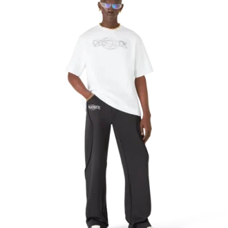 Casablanca Chrome oversized T-shirt met korte mouwen