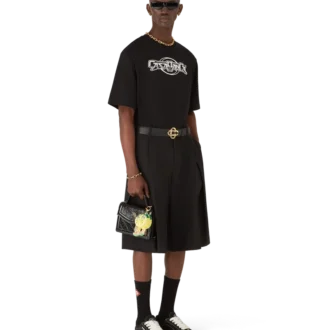 Casablanca Chrome oversized T-shirt met korte mouwen