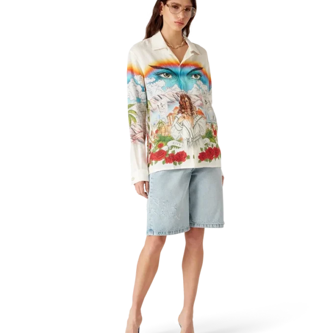 Chateau linnen overhemd met lange mouwen