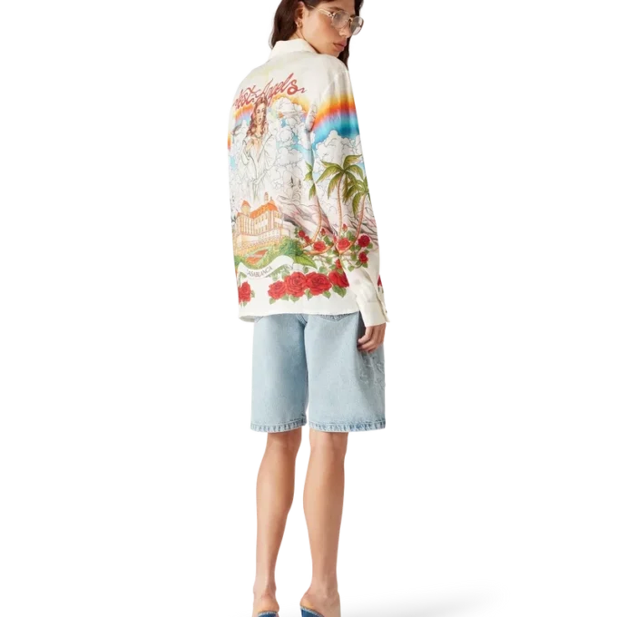 Chateau linnen overhemd met lange mouwen