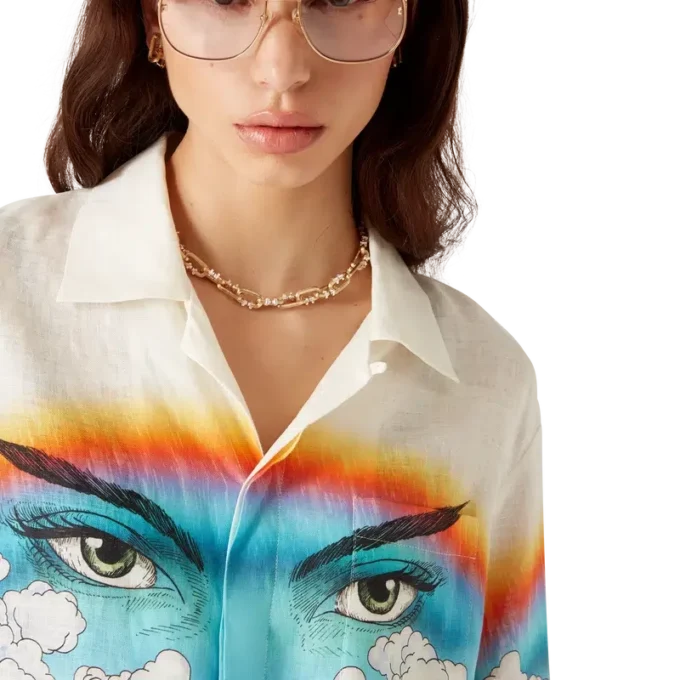 Chateau linnen overhemd met lange mouwen