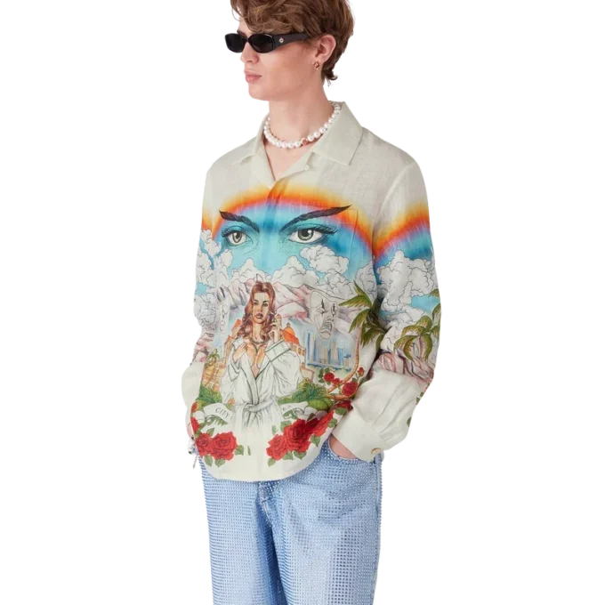 Chateau linnen overhemd met lange mouwen