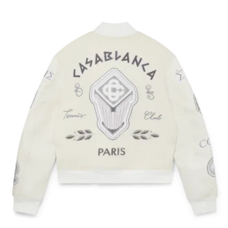 Chenille patchwork bomberjack