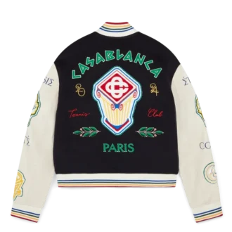 Chenille patchwork bomberjack