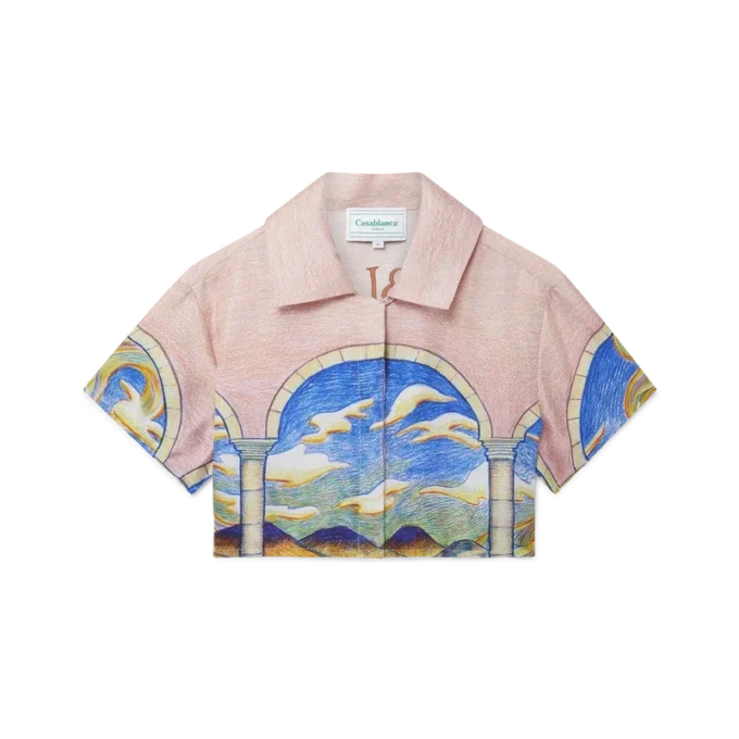 Chevaux Sauvages kort zijden overhemd