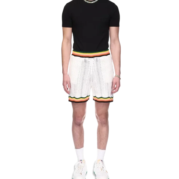 Chevron-kanten Shorts