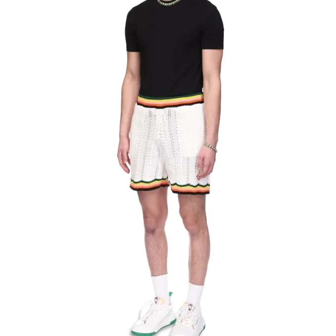 Chevron-kanten Shorts