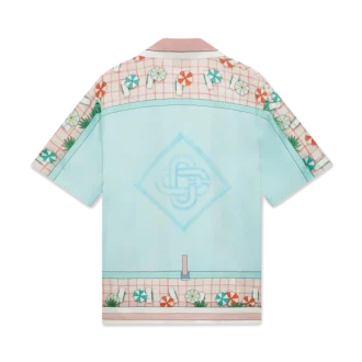 Copacabana zijden overhemd met korte mouwen