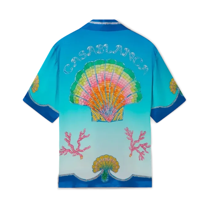 Coquillage Colora zijden overhemd Coquillage Colora zijden overhemd