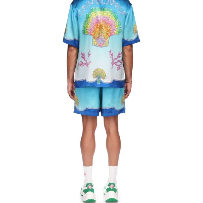 Coquillage Colora zijden overhemd Coquillage Colora zijden overhemd