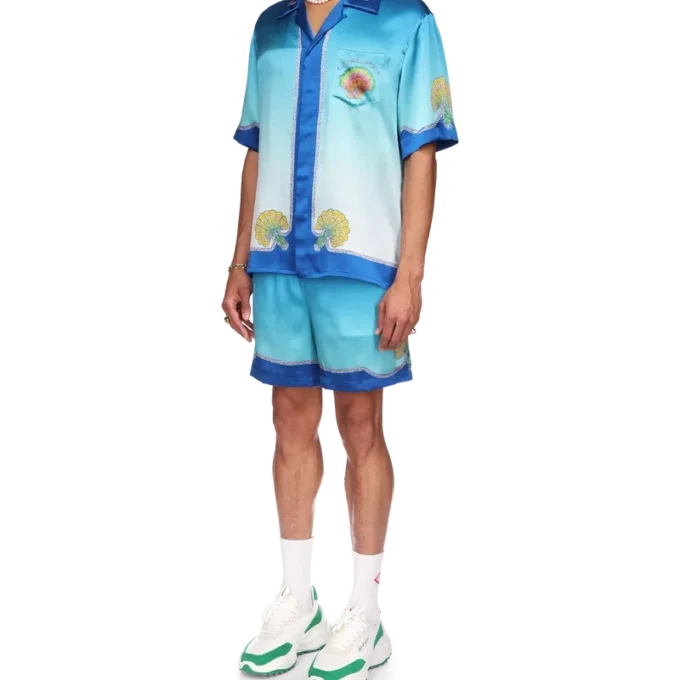 Coquillage Colora zijden overhemd Coquillage Colora zijden overhemd