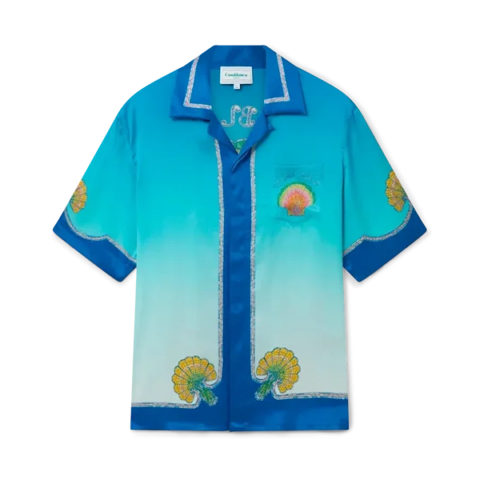 Coquillage Colora zijden overhemd Coquillage Colora zijden overhemd