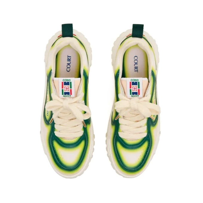 Court Green Fade-sneaker voor dames