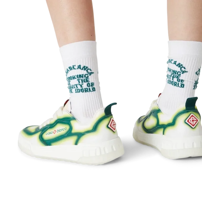 Court Green Fade-sneaker voor dames