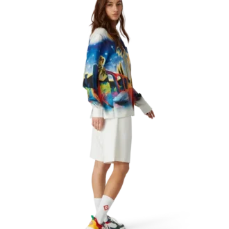 Court multicolour sneakers voor dames