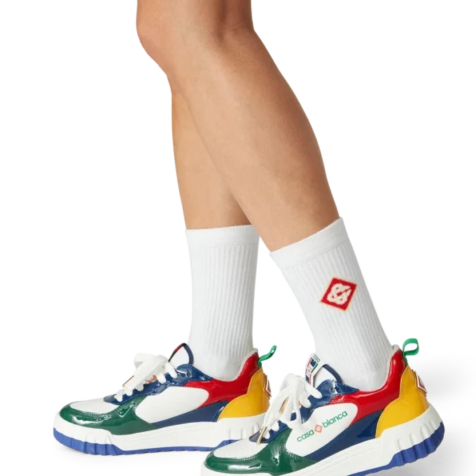 Court multicolour sneakers voor dames