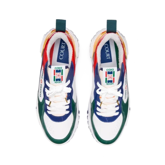 Court multicolour sneakers voor dames