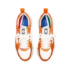 Court sneaker voor dames in oranje en wit Court sneaker voor dames in oranje en wit