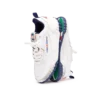 Court sneaker voor heren in wit en marineblauw