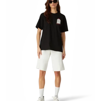 Court sneakers voor dames in wit en multicolor Court sneakers voor dames in wit en multicolor