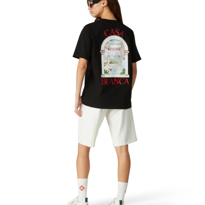 Court sneakers voor dames in wit en multicolor