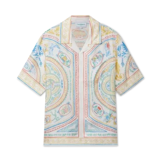 Crayon Vase zijden overhemd