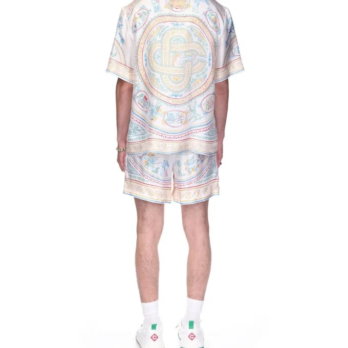 Crayon Vase zijden overhemd