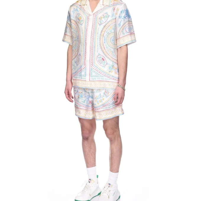 Crayon Vase zijden overhemd