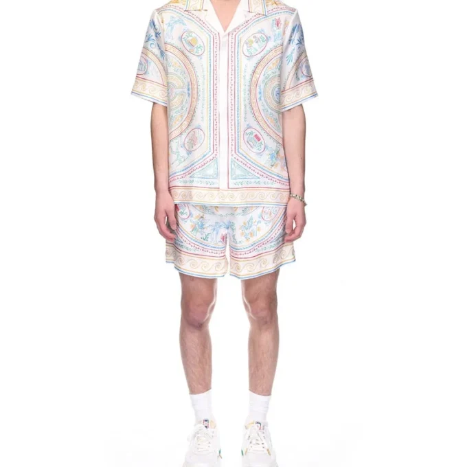 Crayon Vase zijden overhemd