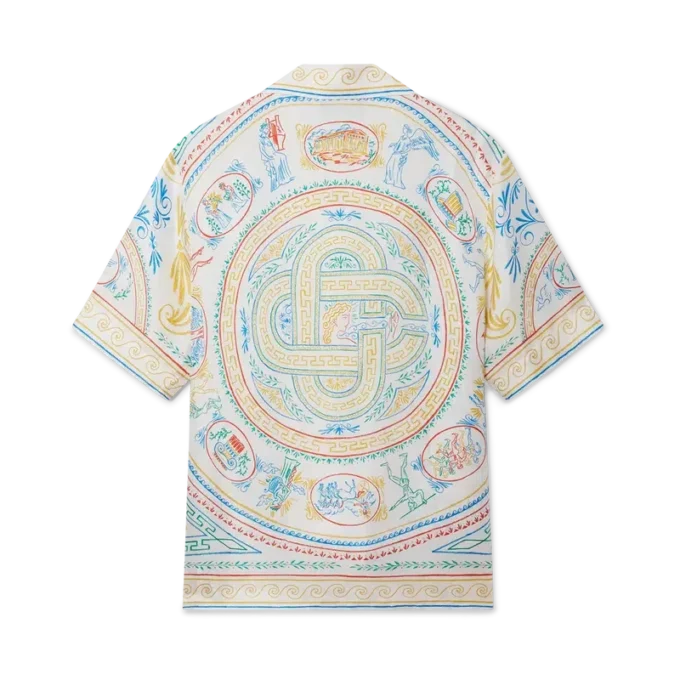 Crayon Vase zijden overhemd