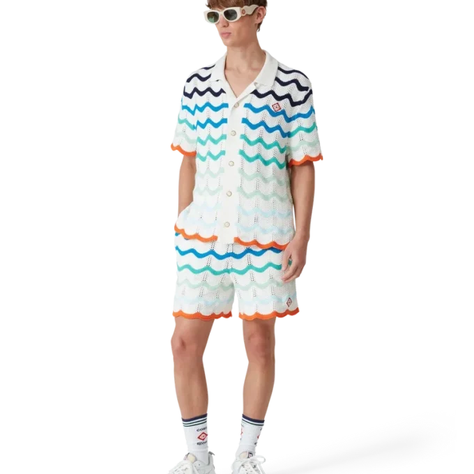 Crèmekleurige Memphis-zonnebril