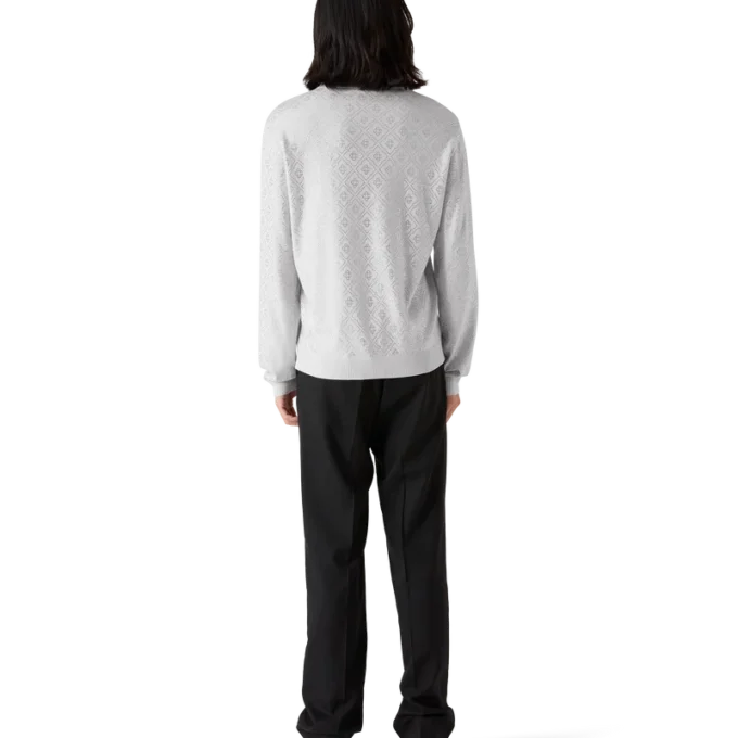 Crystal Monogram gebreid overhemd