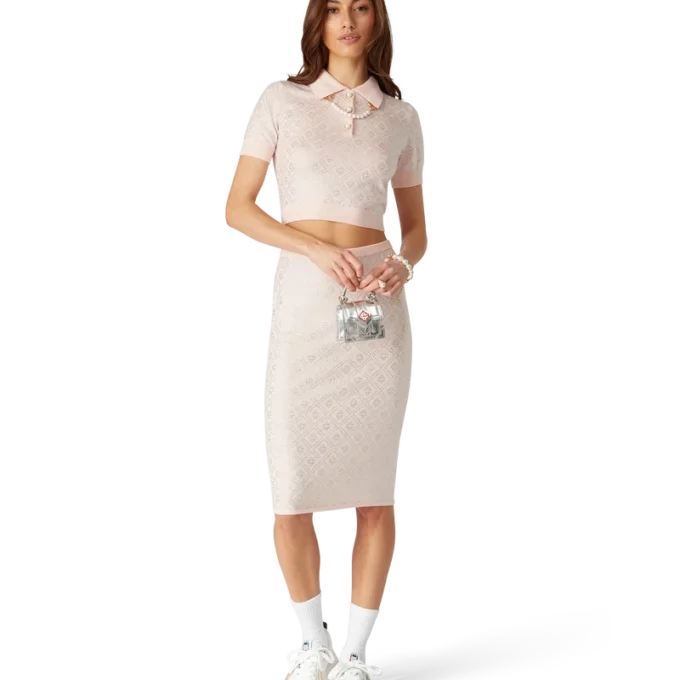 Crystal Monogram gebreide rok Crystal Monogram gebreide rok