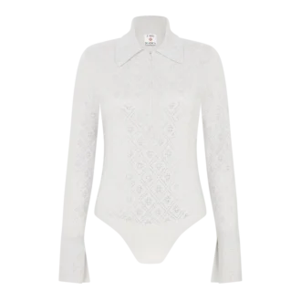 Crystal Monogram gebreide bodysuit