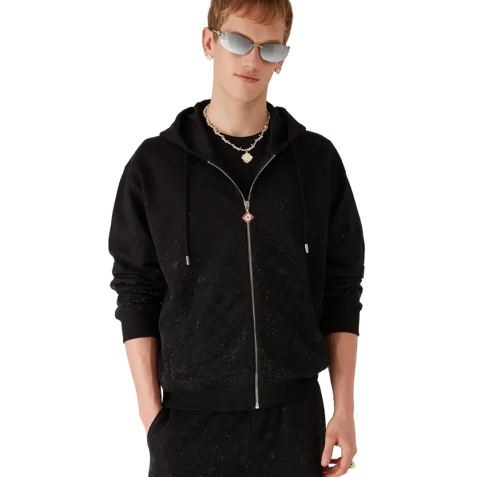 Crystal Monogram-sweatshirt met lange mouwen Crystal Monogram-sweatshirt met lange mouwen