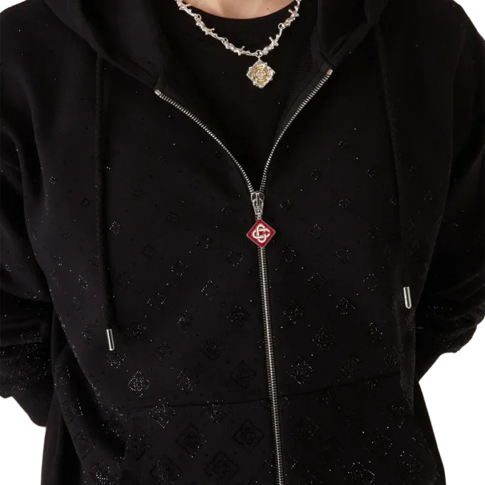 Crystal Monogram-sweatshirt met lange mouwen Crystal Monogram-sweatshirt met lange mouwen