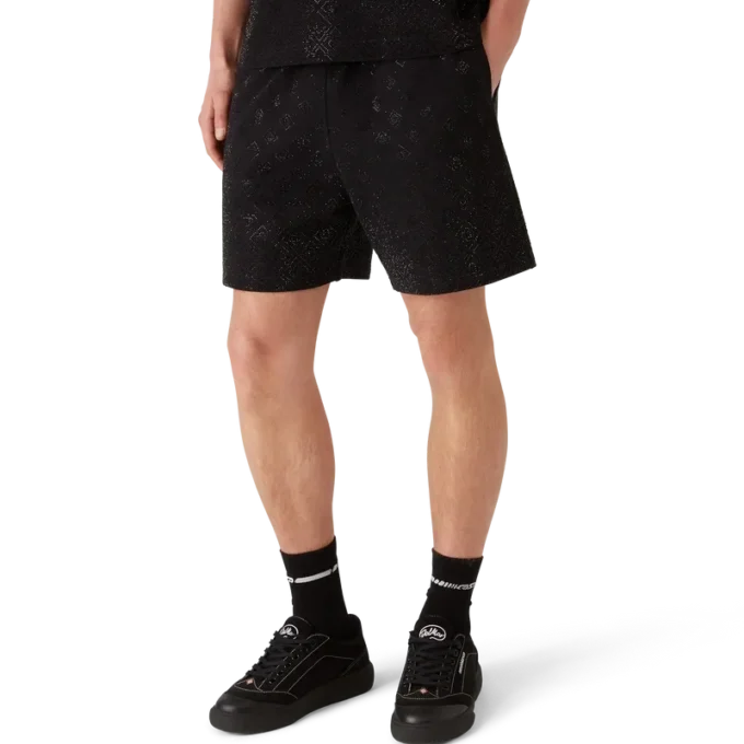 Crystal Monogram Sweatshort
