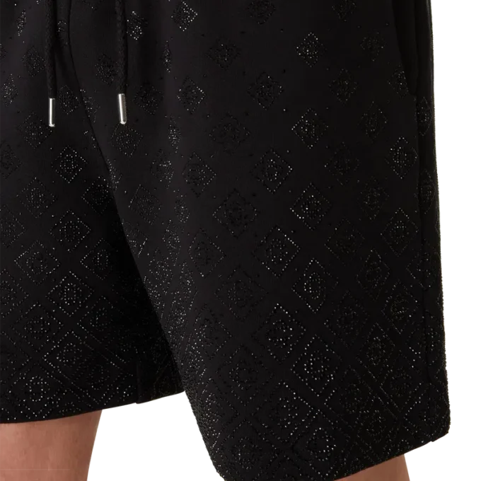 Crystal Monogram Sweatshort