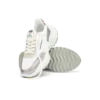 Dames Atlantis witte & chromen sneaker