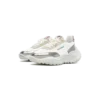 Dames Atlantis witte & chromen sneaker