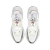 Dames Atlantis witte & chromen sneaker