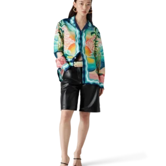 Danse De La Mer zijden overhemd met lange mouwen Danse De La Mer zijden overhemd met lange mouwen