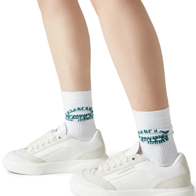 Del Mar witte damessneaker